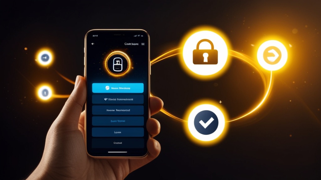 Telefoon met download- en loginproblemen in een donkere casino-achtige sfeer